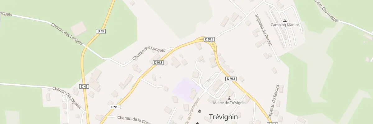 Plan du 1002 Rte du Revard à Trévignin