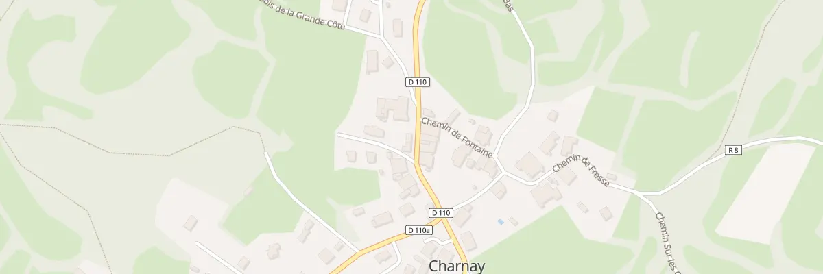 Plan du 22 Rte du Village à Charnay