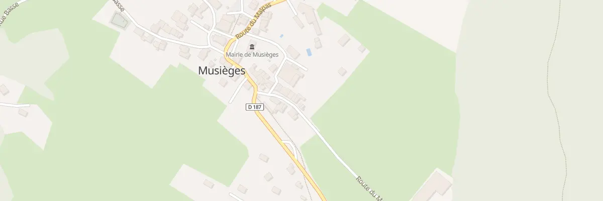 Plan du 93 Rte du Mont à Musièges