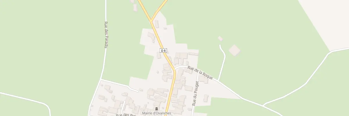 Plan du 1 Rue de la Roque à Ovanches