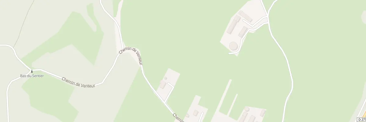 Plan du 120 Che de Venteur à Bourg-de-Sirod