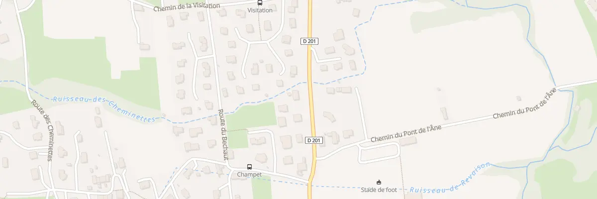 Plan du 1216 Rte d’Apremont à Saint-Baldoph