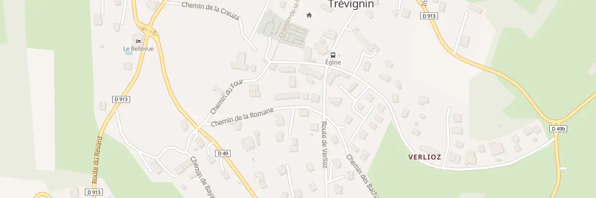 Plan du 48 Che de la Romane à Trévignin