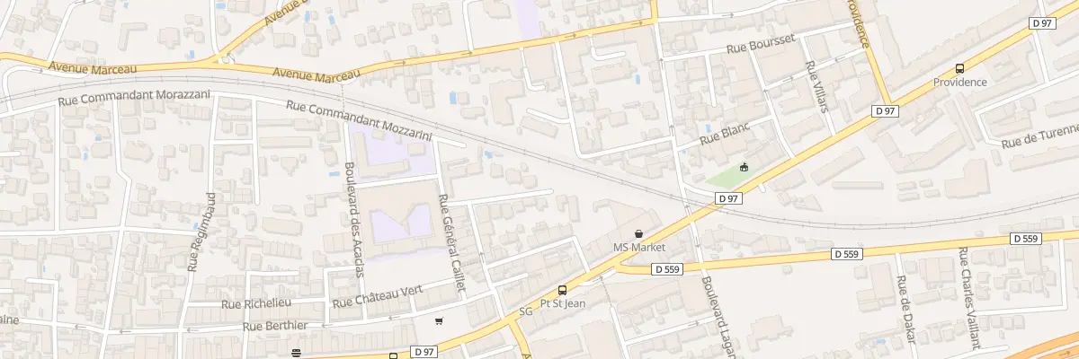 Plan du 9 Rue Favier à Toulon