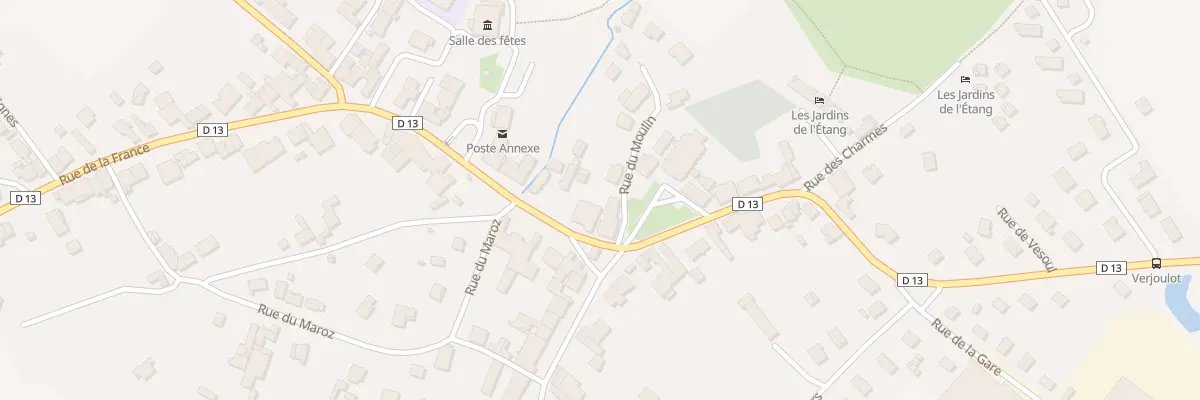Plan du 2 Rue du Centre à Noidans-le-Ferroux