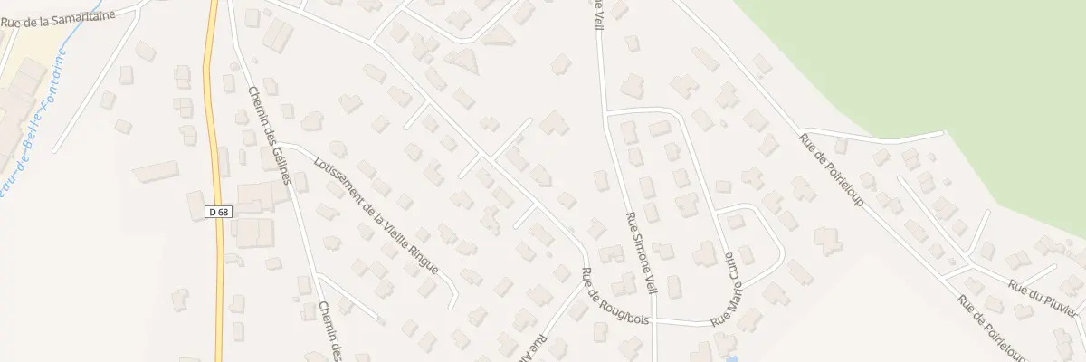 Plan du 337 Rue de Rougibois à Vittel