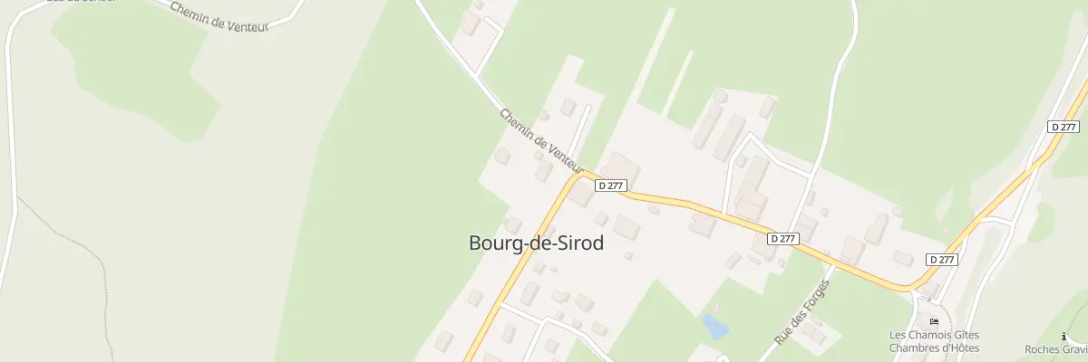 Plan du 5 Che de Venteur à Bourg-de-Sirod