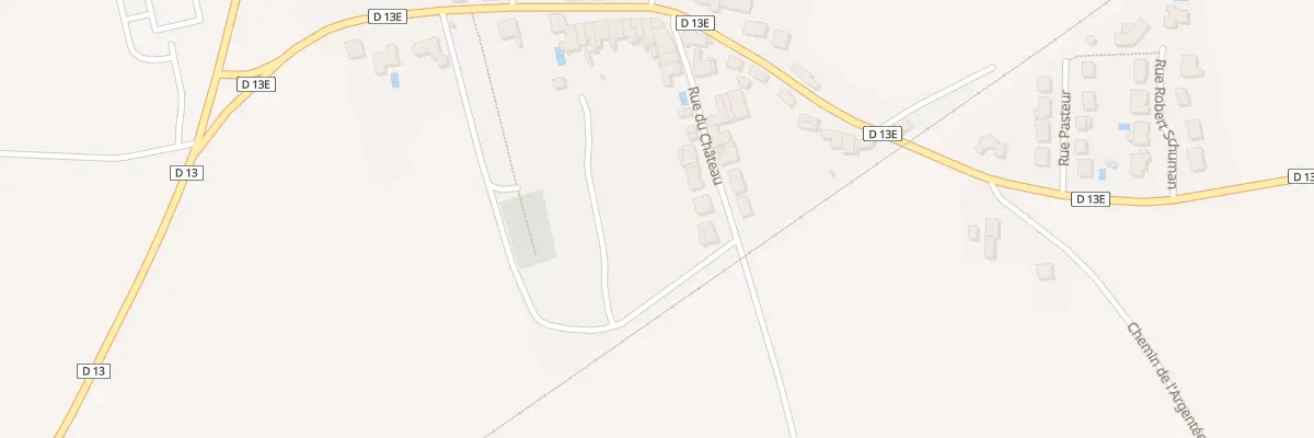 Plan du 13 Rue du Chateau à Jouaville