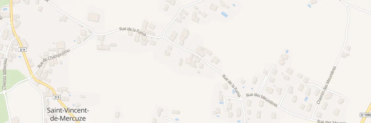 Plan du 280 Rue de la Fuma à Saint-Vincent-de-Mercuze