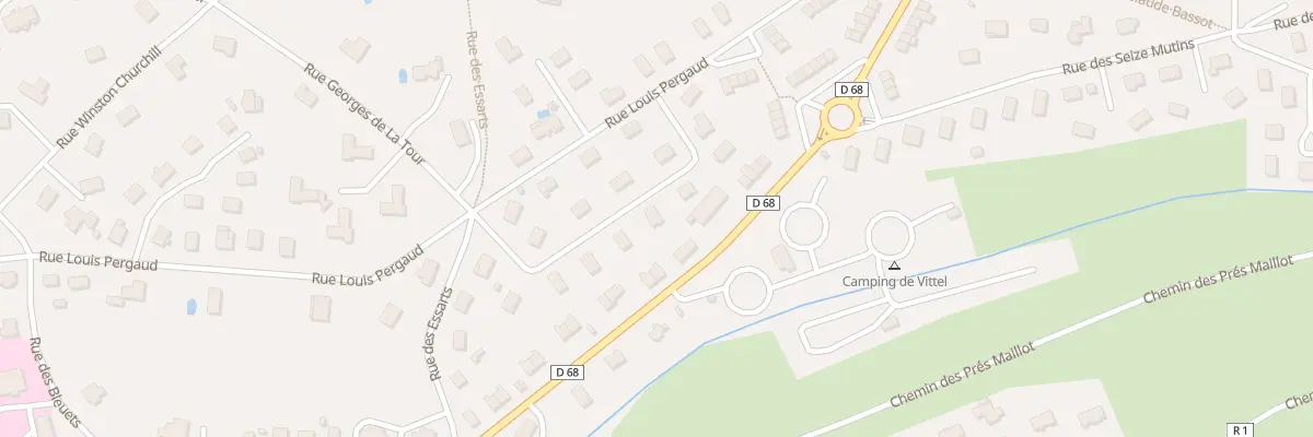 Plan du 136 Rue Ernest Perrochon à Vittel