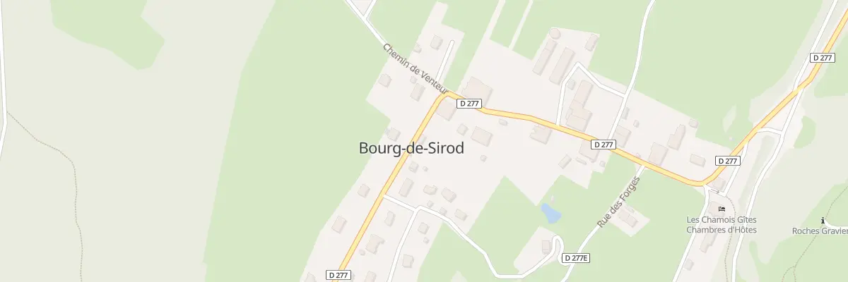 Plan du 55 Rte de Syam à Bourg-de-Sirod