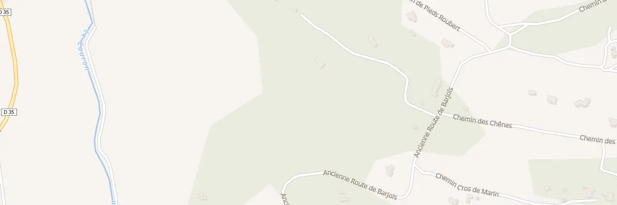 Plan du 5657 Les Ribas des Devensons à Bras