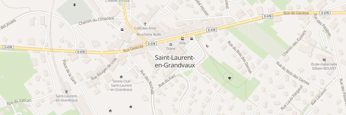 Plan du 1 Pl Simone Veil à Saint-Laurent-en-Grandvaux