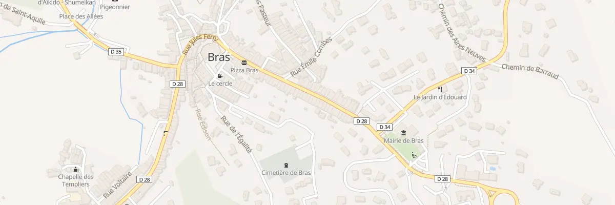 Plan du 5307 Rue Jean Jaures à Bras