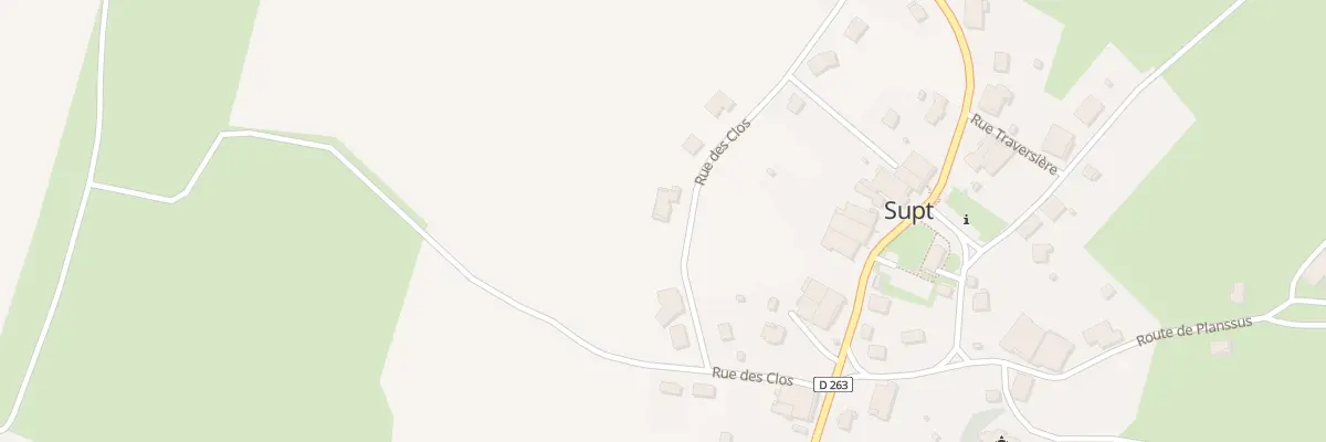 Plan du 33 Rue des Clos à Supt