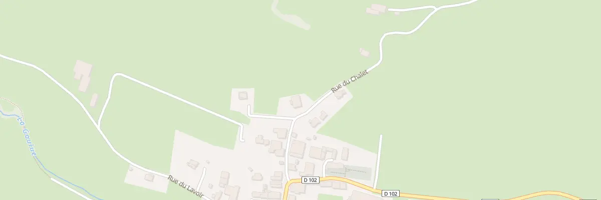 Plan du 13 Rue du Chalet à Cussey-sur-Lison