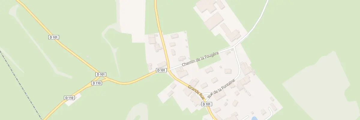 Plan du 1 Che de la Fougère à Courcelles