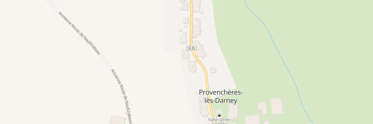 Plan du 561 Rue Principale à Provenchères-lès-Darney