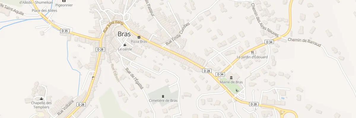 Plan du 5306 Rue Jean Jaures à Bras