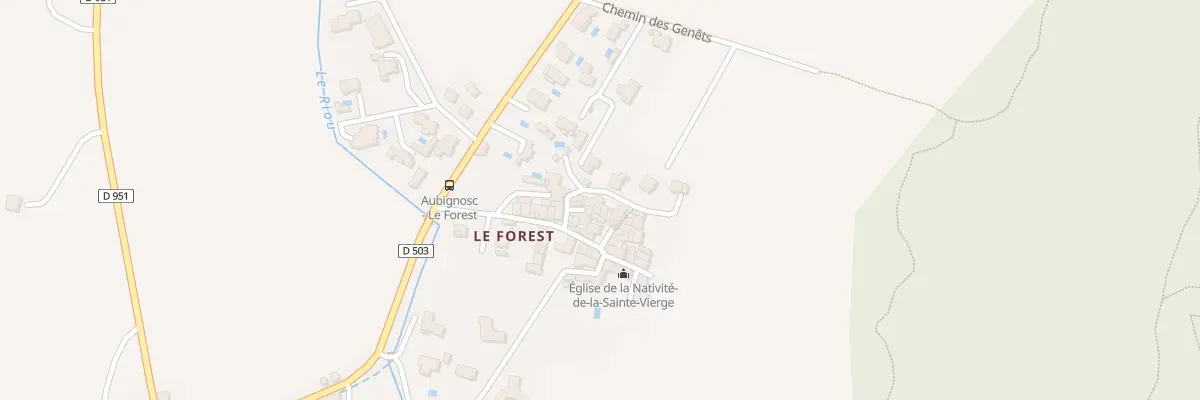 Plan du 32 Imp de L’Hirondelle à Aubignosc