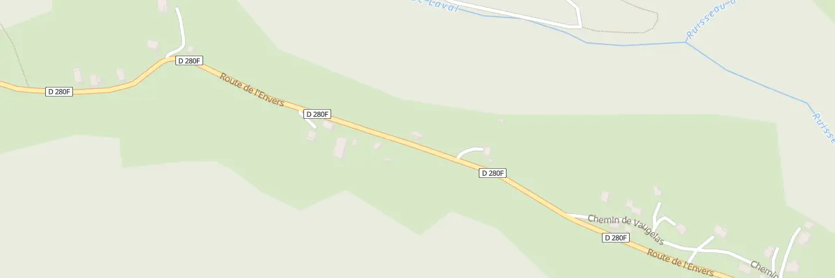 Plan du 3457 Rte de l’Envers à Laval-en-Belledonne