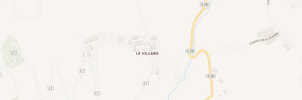 Plan du 34 Rte du Reposoir à Apremont