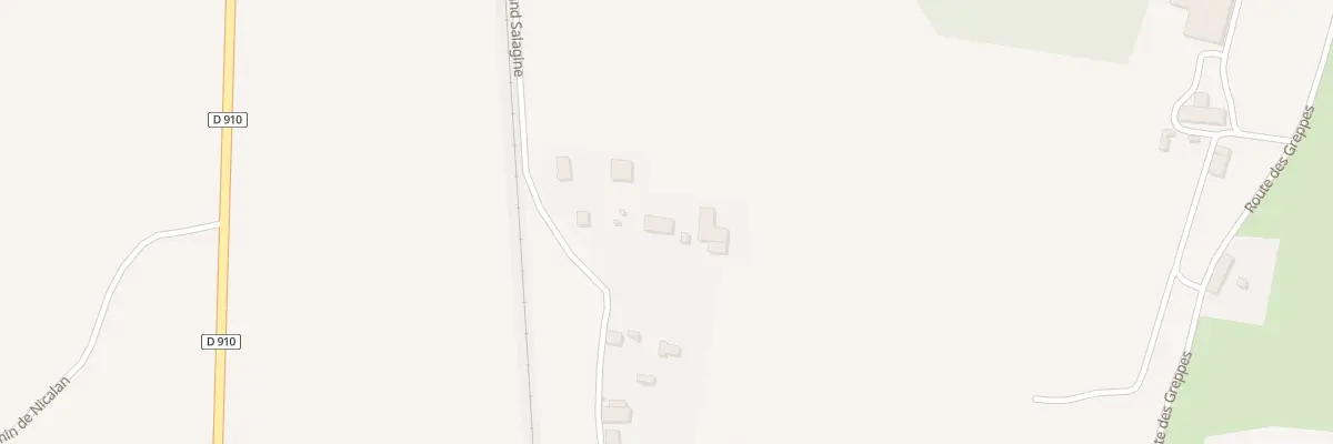 Plan du 507 Rte du Grand Salagine à Bloye