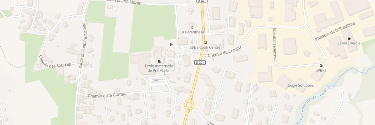 Plan du 524 Rte d’Apremont à Saint-Baldoph