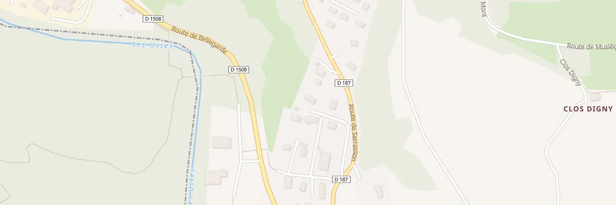 Plan du 95 Imp de Bionnaz à Musièges