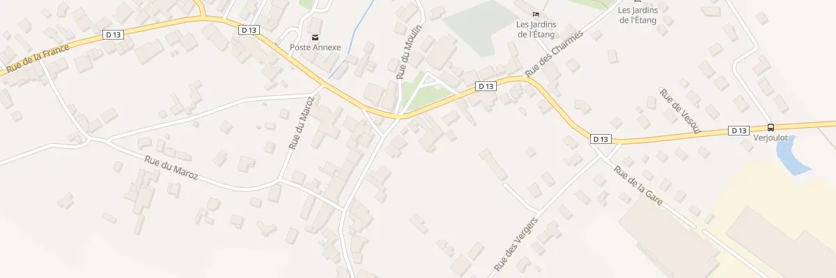 Plan du 2 Rue de Cornot à Noidans-le-Ferroux