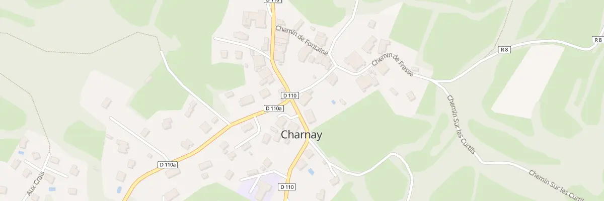 Plan du 21 Rte du Village à Charnay