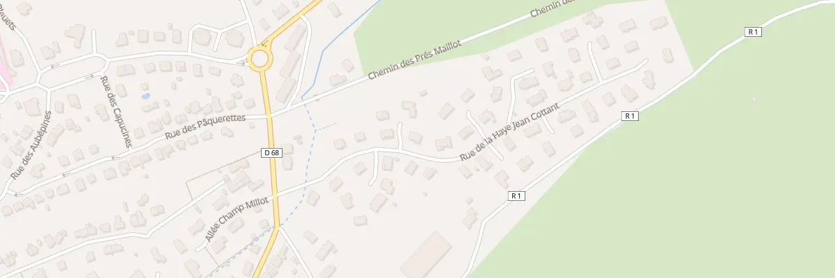 Plan du 161 Rue de la Haye Jean Cottant à Vittel