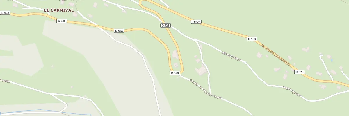 Plan du 4195 Rte de Belledonne à Laval-en-Belledonne
