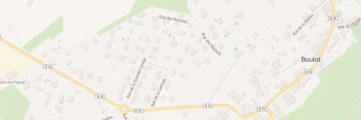 Plan du 8 Rue de la Cerisaie à Boulot