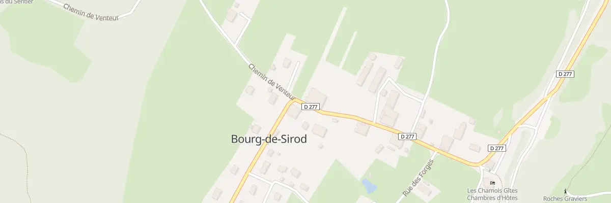 Plan du 290 Rue Principale à Bourg-de-Sirod