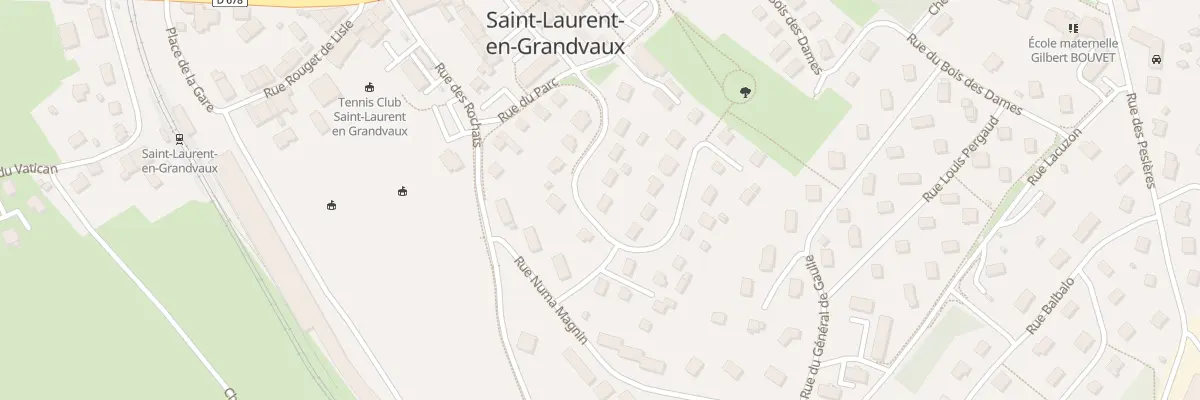 Plan du 9 Rue Ernest Bouvet à Saint-Laurent-en-Grandvaux