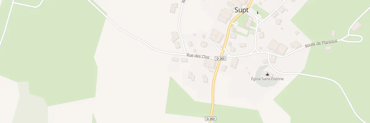 Plan du 5 Rue des Clos à Supt