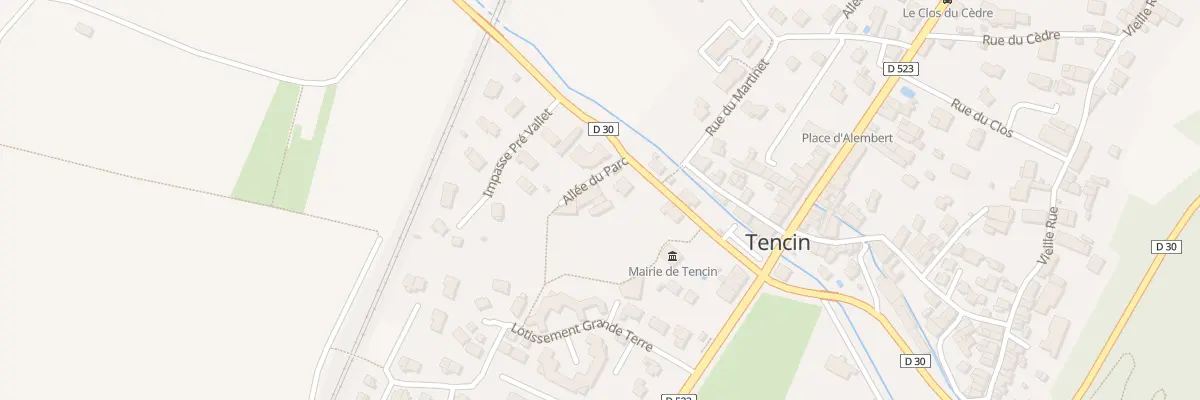 Plan du 141 Rte du Lac à Tencin