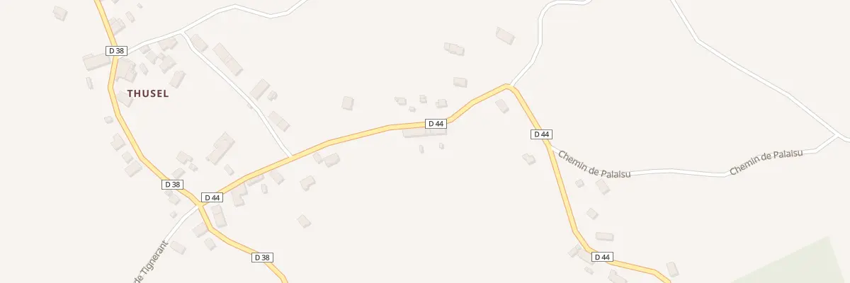 Plan du 1051 Rte de Thusy à Saint-Eusèbe