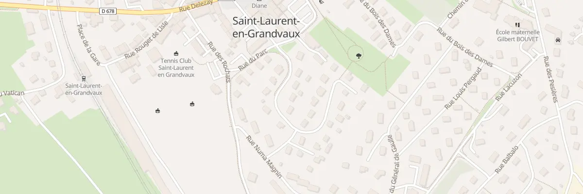 Plan du 7 Rue Ernest Bouvet à Saint-Laurent-en-Grandvaux