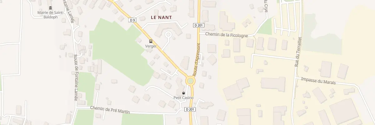 Plan du 278 Rte d’Apremont à Saint-Baldoph