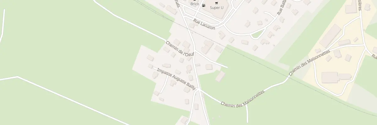 Plan du 1 Che de l’Oeuf à Saint-Laurent-en-Grandvaux