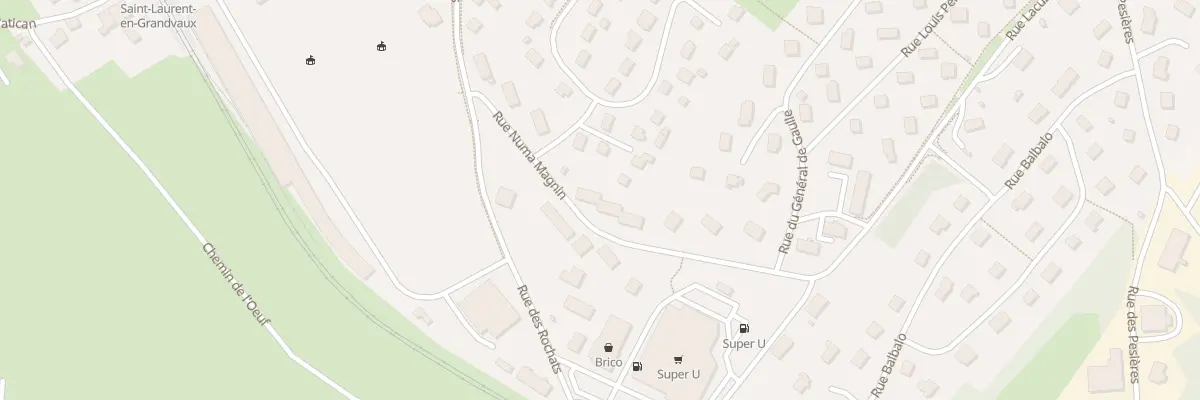Plan du 11 Rue Numa Magnin à Saint-Laurent-en-Grandvaux
