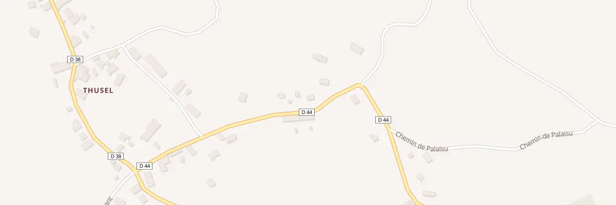 Plan du 992 Rte de Thusy à Saint-Eusèbe