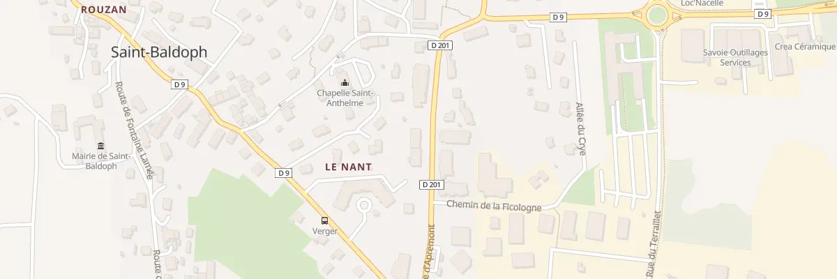 Plan du 142 Rte d’Apremont à Saint-Baldoph
