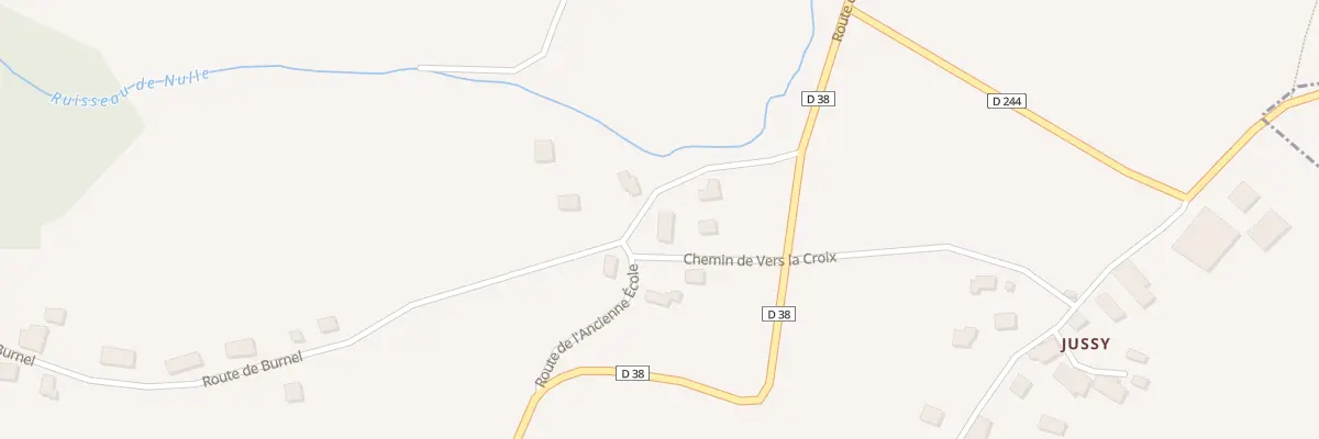 Plan du 25 Che de Vers la Croix à Vallières-sur-Fier