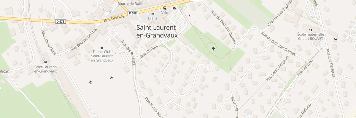 Plan du 3 Rue Ernest Bouvet à Saint-Laurent-en-Grandvaux