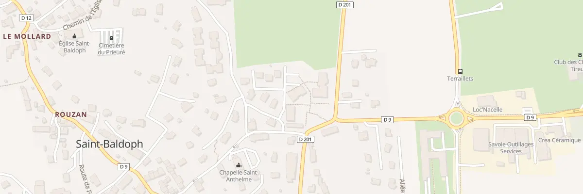 Plan du 265A Che du Prieuré à Saint-Baldoph