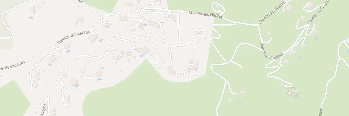 Plan du 7216 Che des Plèches à Esparron-de-Verdon
