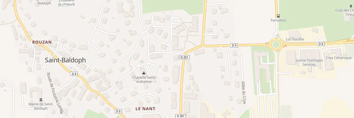Plan du 10 Rte d’Apremont à Saint-Baldoph